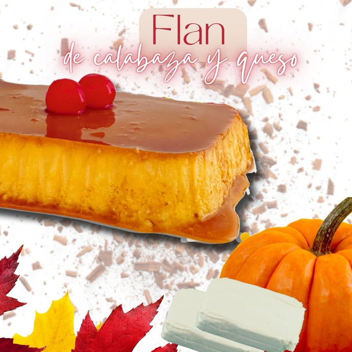 Flan de Queso y calabaza